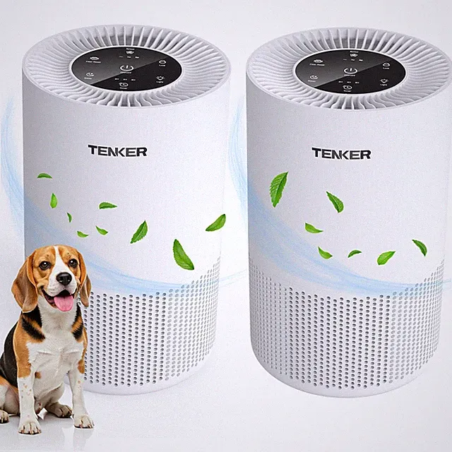 2 Pcs Home Room True HEPA Filter Air Purifiers Large Room Air Cleaner 1350 Ft²