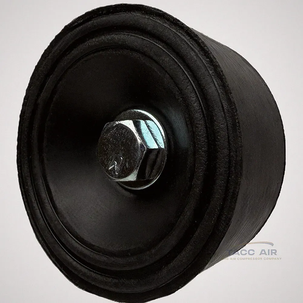 2433015A Round Rubber Vibration Pad Foot For Puma Air Compressor Tank 2-3/8"
