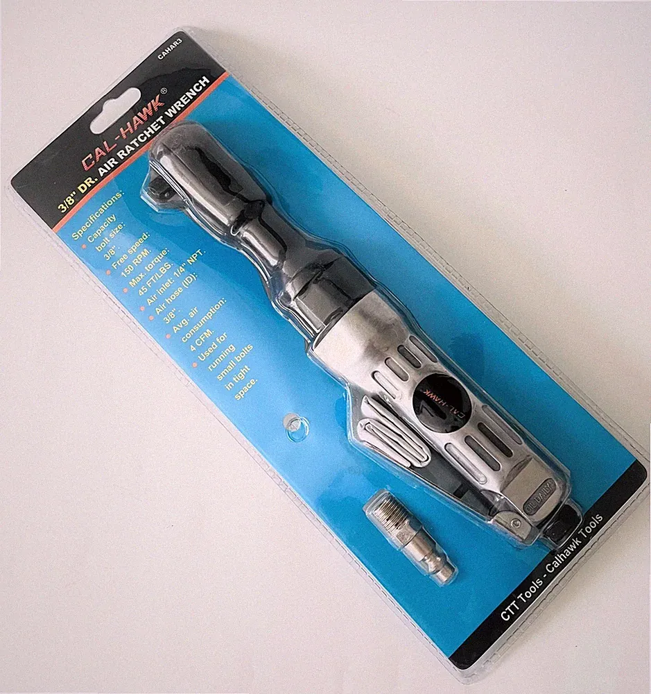 3/8" Air Ratchet Reversible Wrench Auto Compressor Garage Shop Automotive Tool