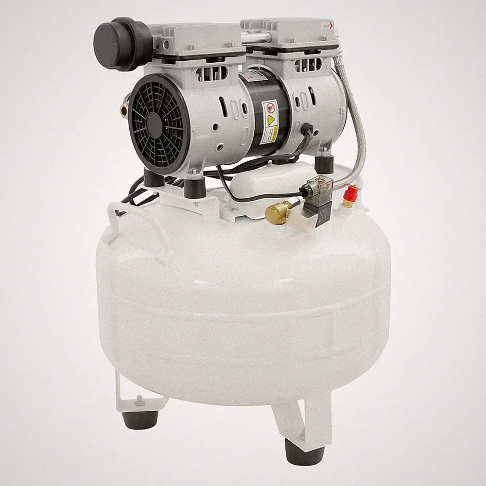550W White Air Compressor with Low Noise Portable Air Compressor with Muffler