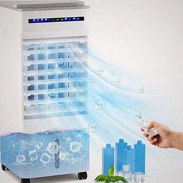 8,000 BTU Portable Air Conditioner Cools 100 Sq. Ft. with 3 Speeds in White
