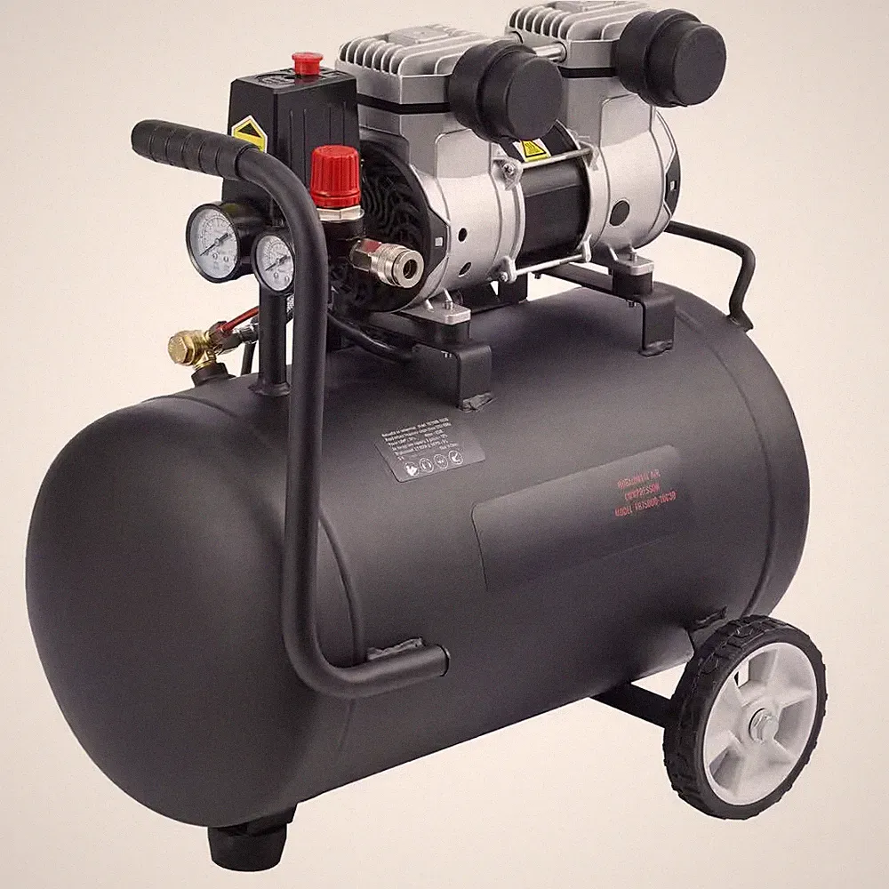 Air Compressor, 8 Gal. Steel Tank, 1HP 2.2 CFM@90 PSI Oil Free Air Compressor &