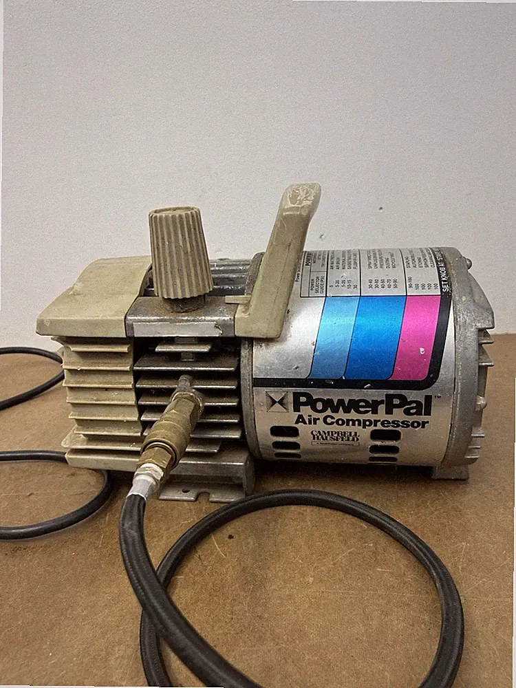 Campbell Hausfeld Power Pal Electric Tankless Air Compressor Hose MT3000 - Works