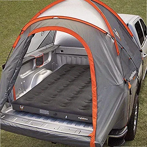 RIGHTLINE GEAR TRUCK BED AIR MATTRESS BUILT-IN PUMP 5.5' TO 8' TRUCK BED - GRAY