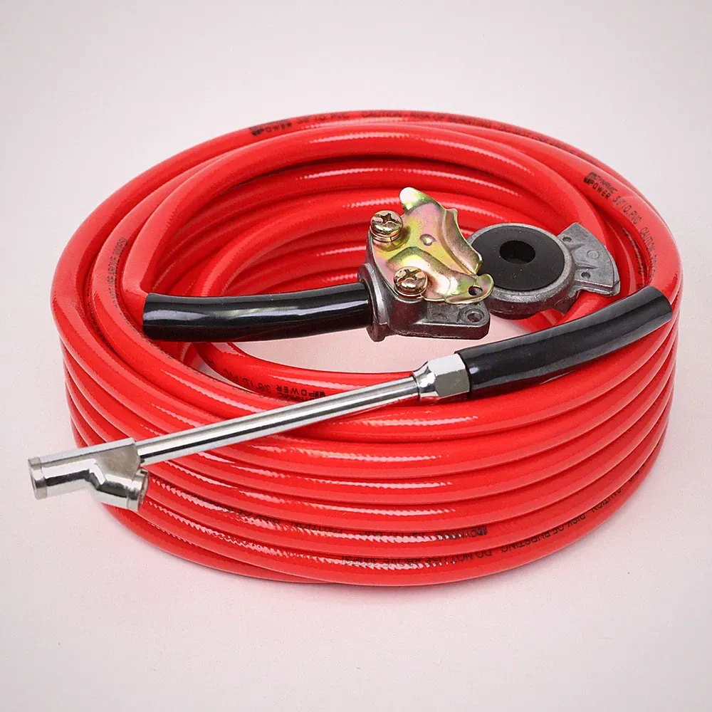 Truck Tire Inflator Kit- 3/8" X 50' Air Hose with Universal Gladhand & Chuck